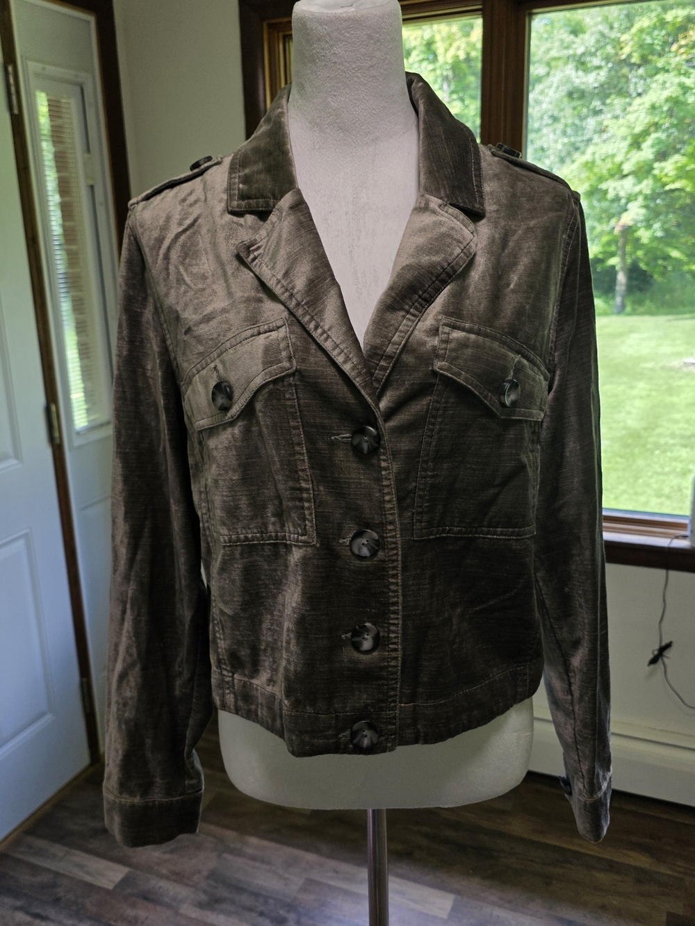 The Cabi "Sunday Topper" Velvet Jacket (Style #3377)